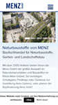 Mobile Screenshot of menz-gmbh.de