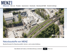 Tablet Screenshot of menz-gmbh.de